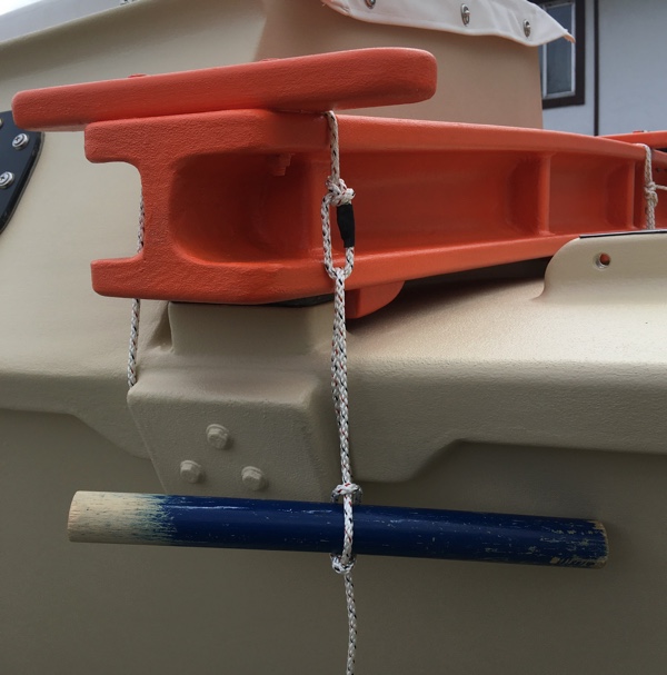 Beginning a Beam Lashing