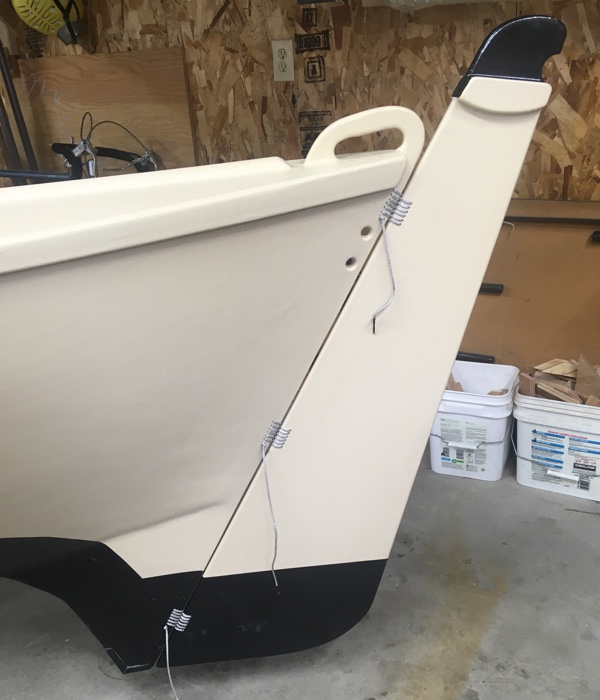 Outboard Side of Rudder