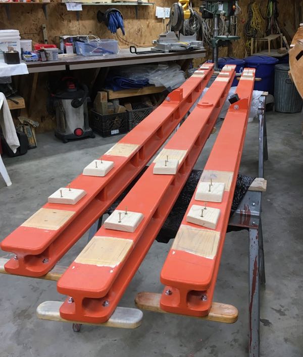 Getting Ready to Glue Beam Blocks