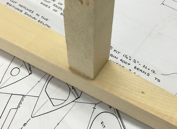 Mortise and Tenon for Deck Beams