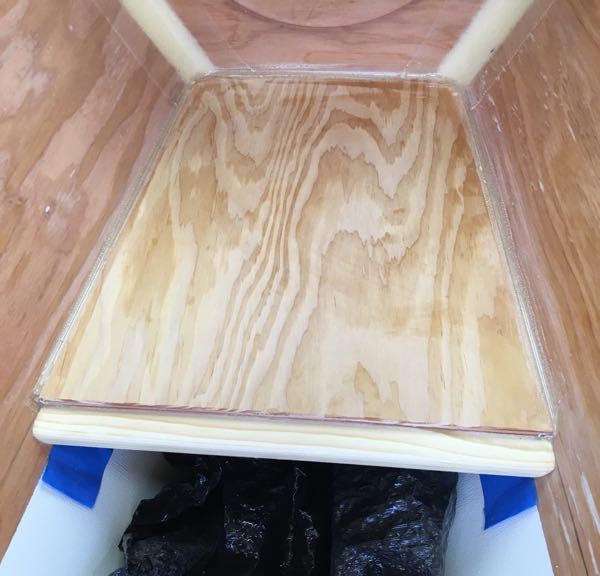 Stern Bunk Glued In