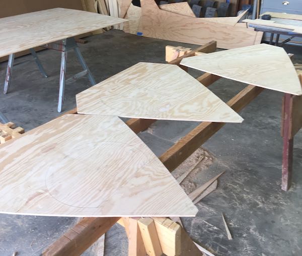 Cabin Bulkheads Before Cutting Holes