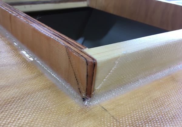 Glassing Around Hatch Done