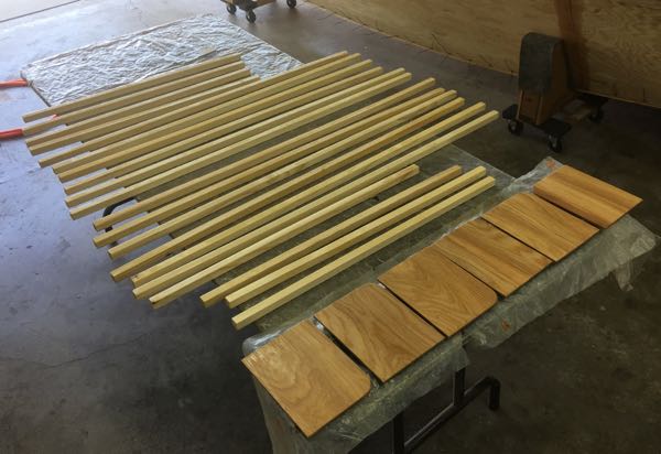 Stock for Diagonal Stiffeners and Backing Pads