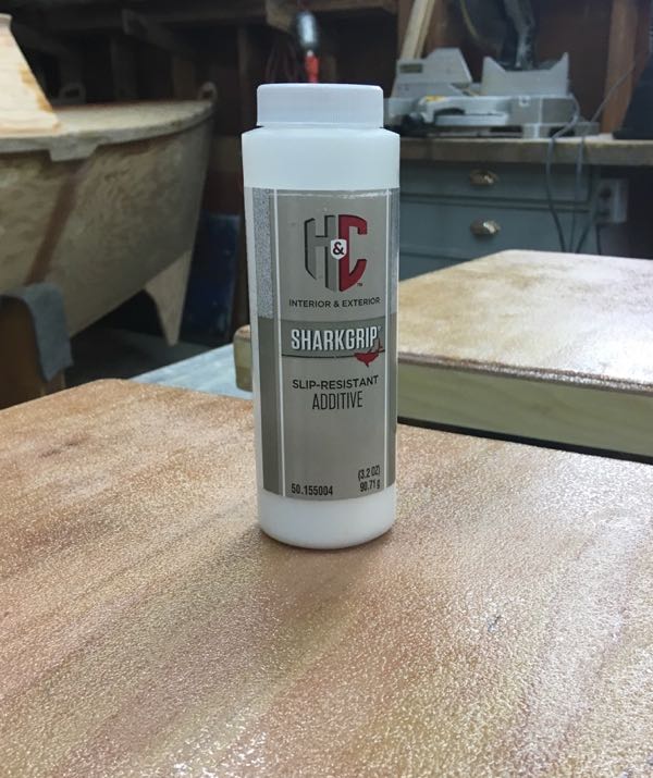 Adding Non-Skid to Last Epoxy Coat