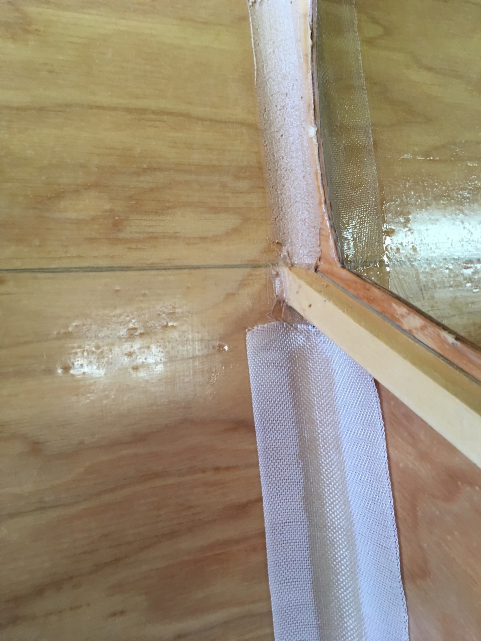 Half of Tape Placed