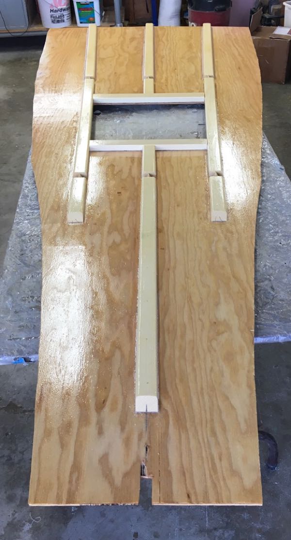 Underside Coated with Two Coats of Epoxy