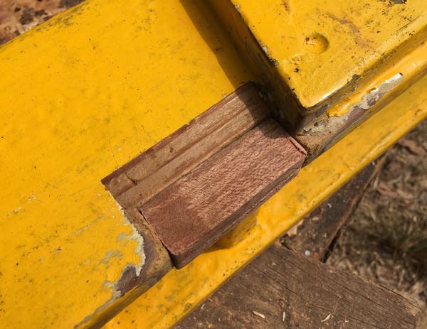 Beams Needed Hardwood Reinforcements At Cradles