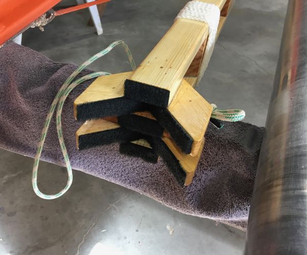 Base of Gin Pole Fits Octagonal Mast Base