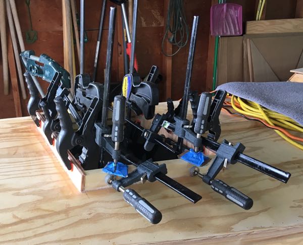 Gluing the Coaming
