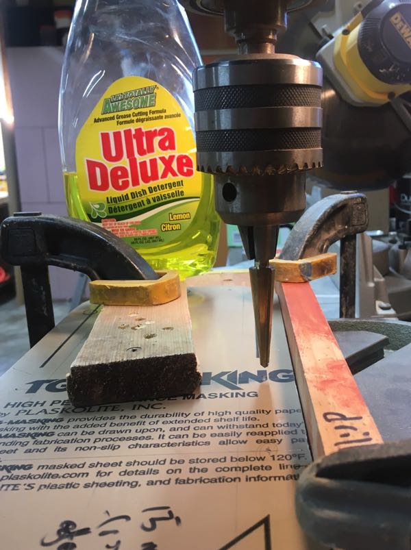 Drilling in Plexiglass