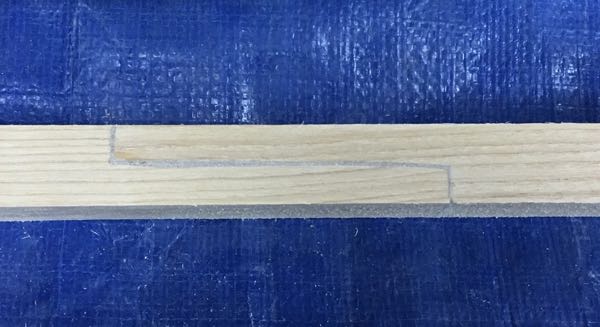 Step Scarf on Keel