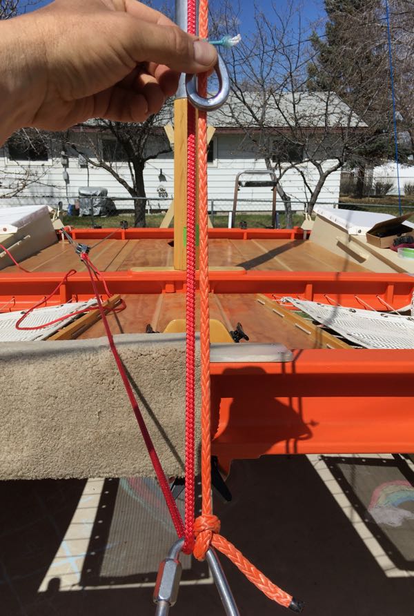Measuring the Forestay