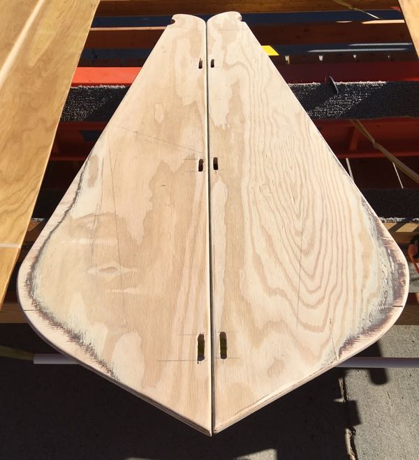 Rudder Lashing Points Chiseled Out