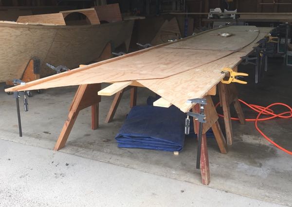 Gluing Sheerstringers