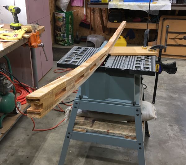 Trimming on Table Saw