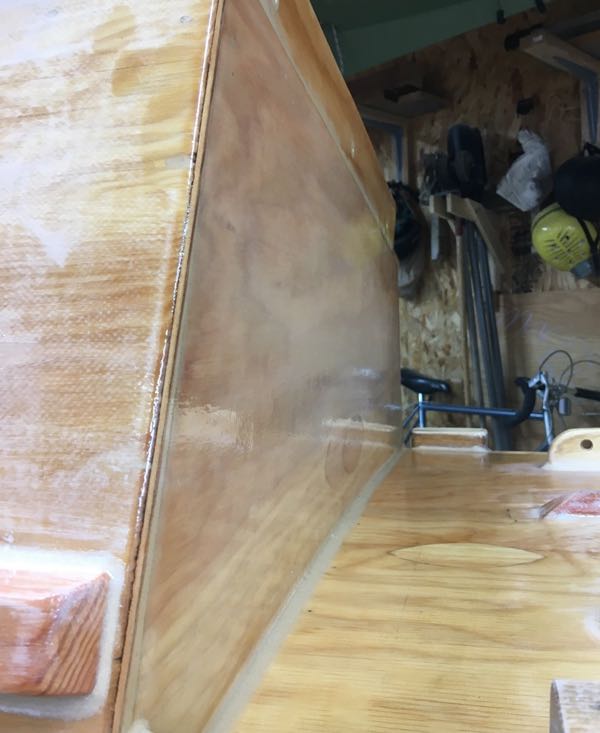 Filling the Weave on the Cabinsides